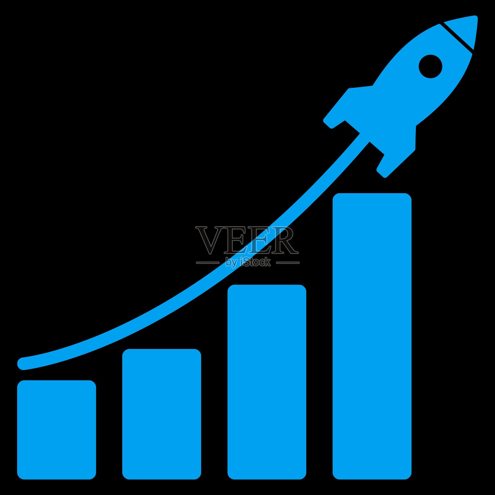 创业销售图标从商业双色集插画图片素材