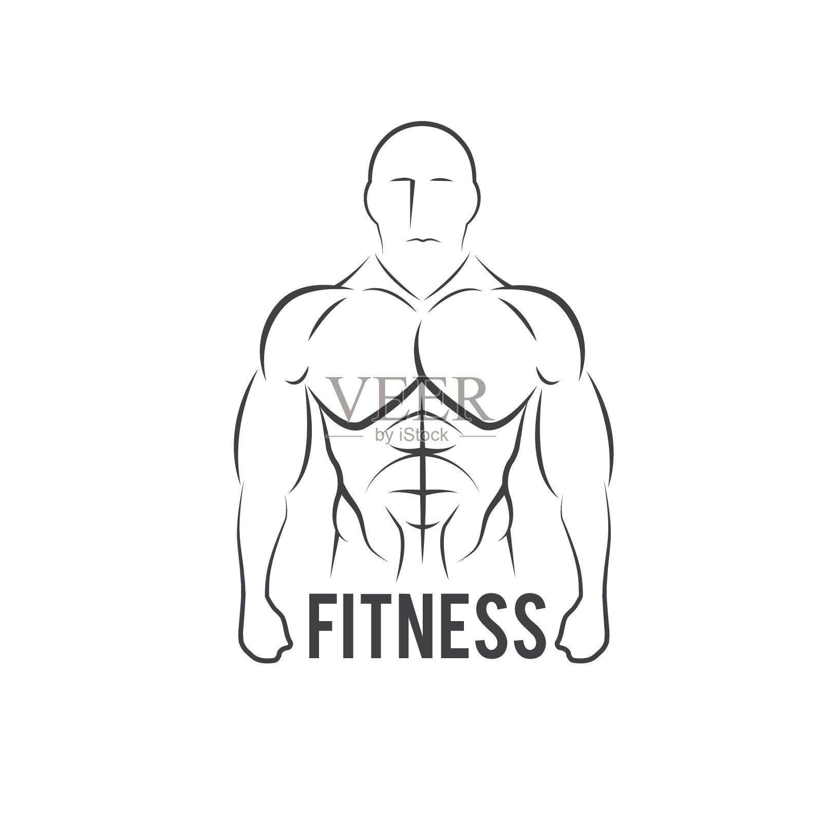 健美健身模式设计元素图片