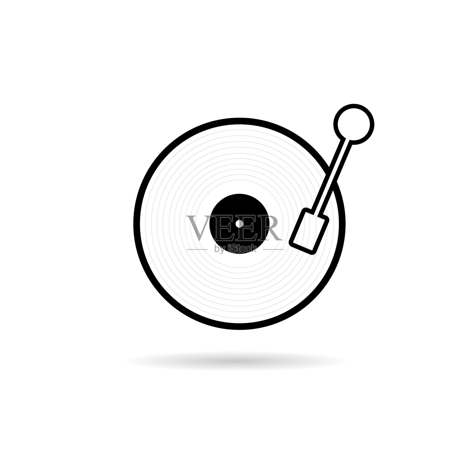 乙烯基黑设计元素图片