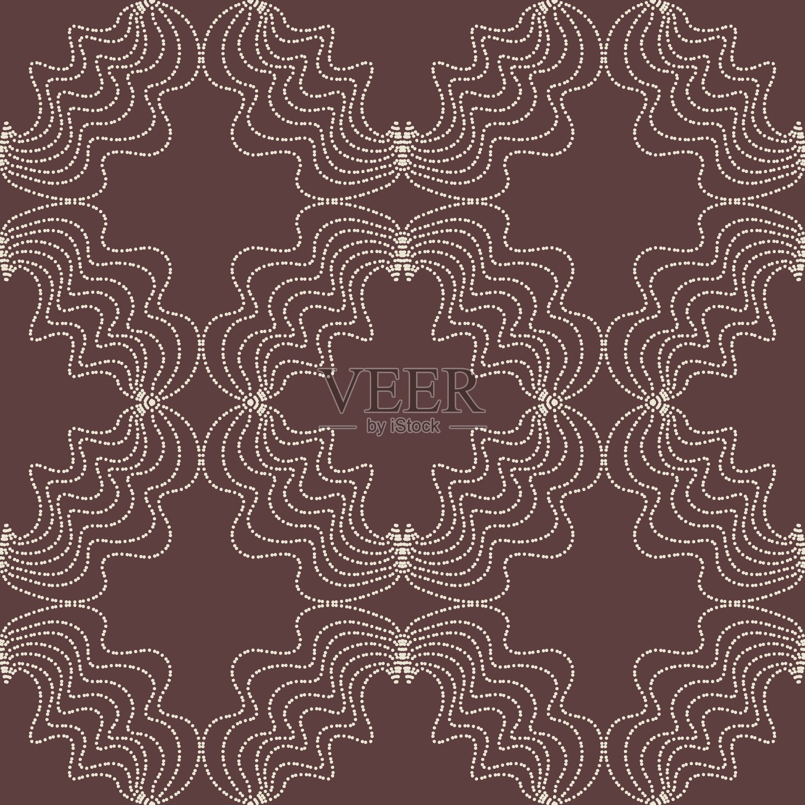 抽象棕色背景的点图案插画图片素材