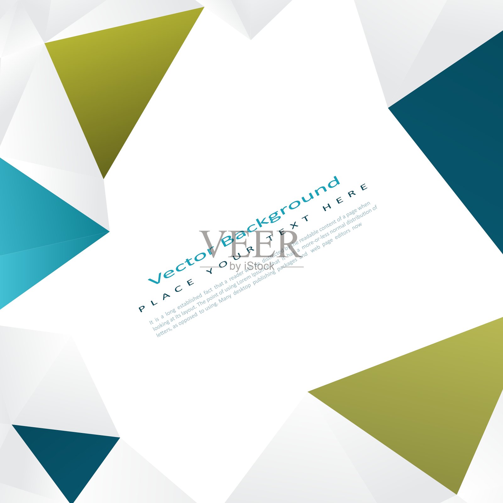 彩色三角形背景插画图片素材