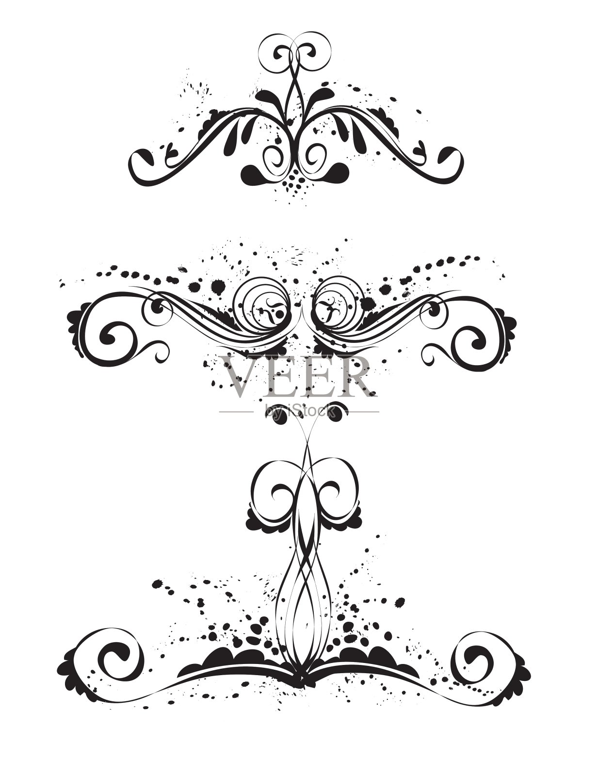 古董叶设计设计元素图片