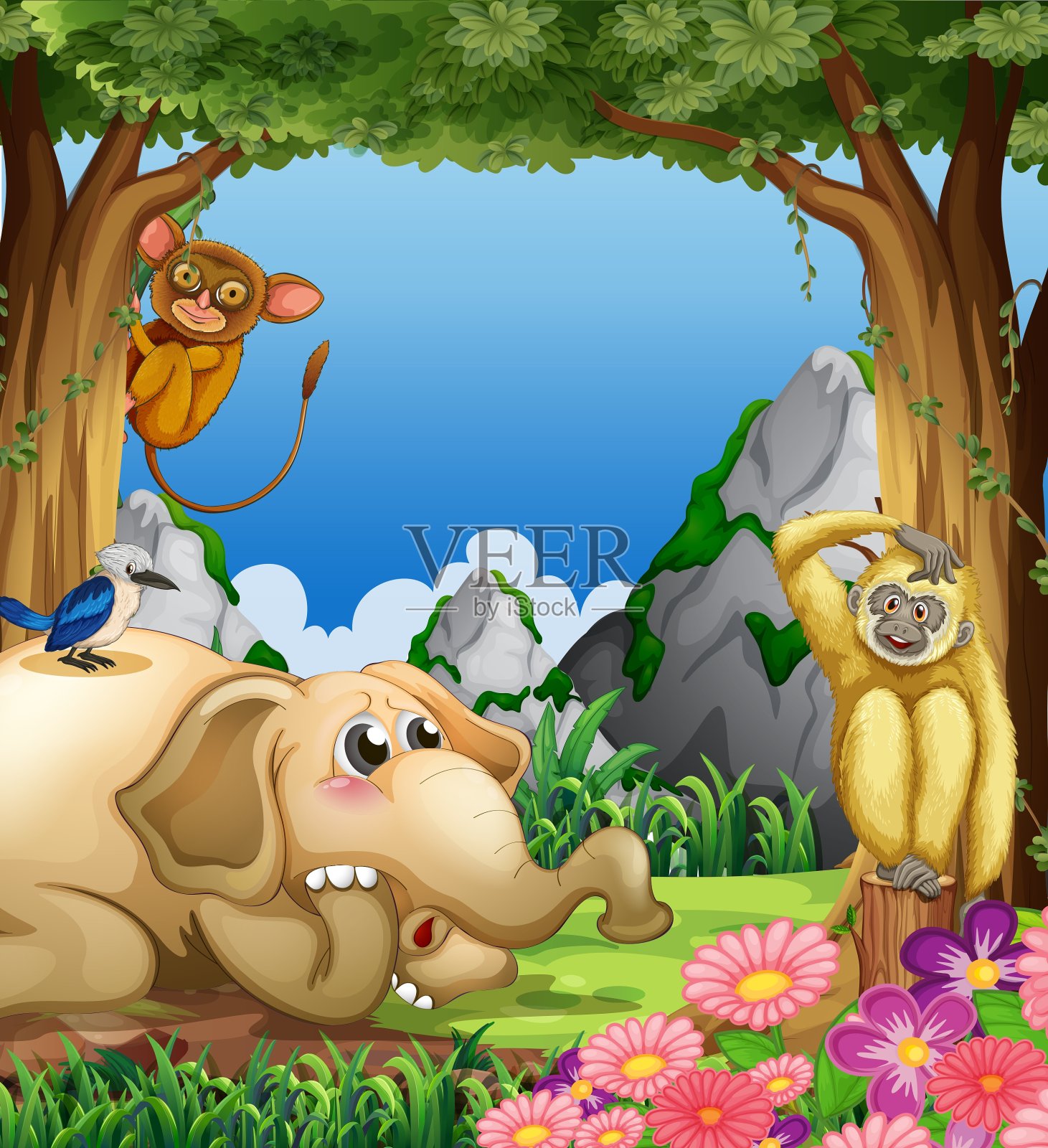 动物插画图片素材