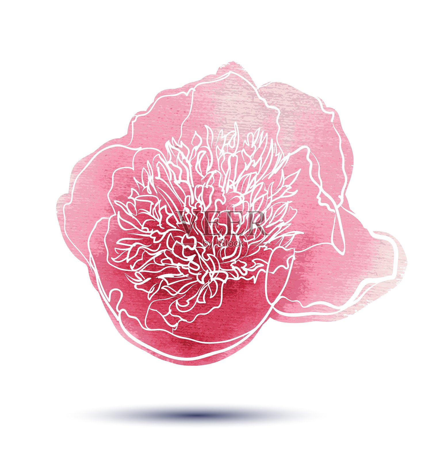 虹膜花设计元素图片