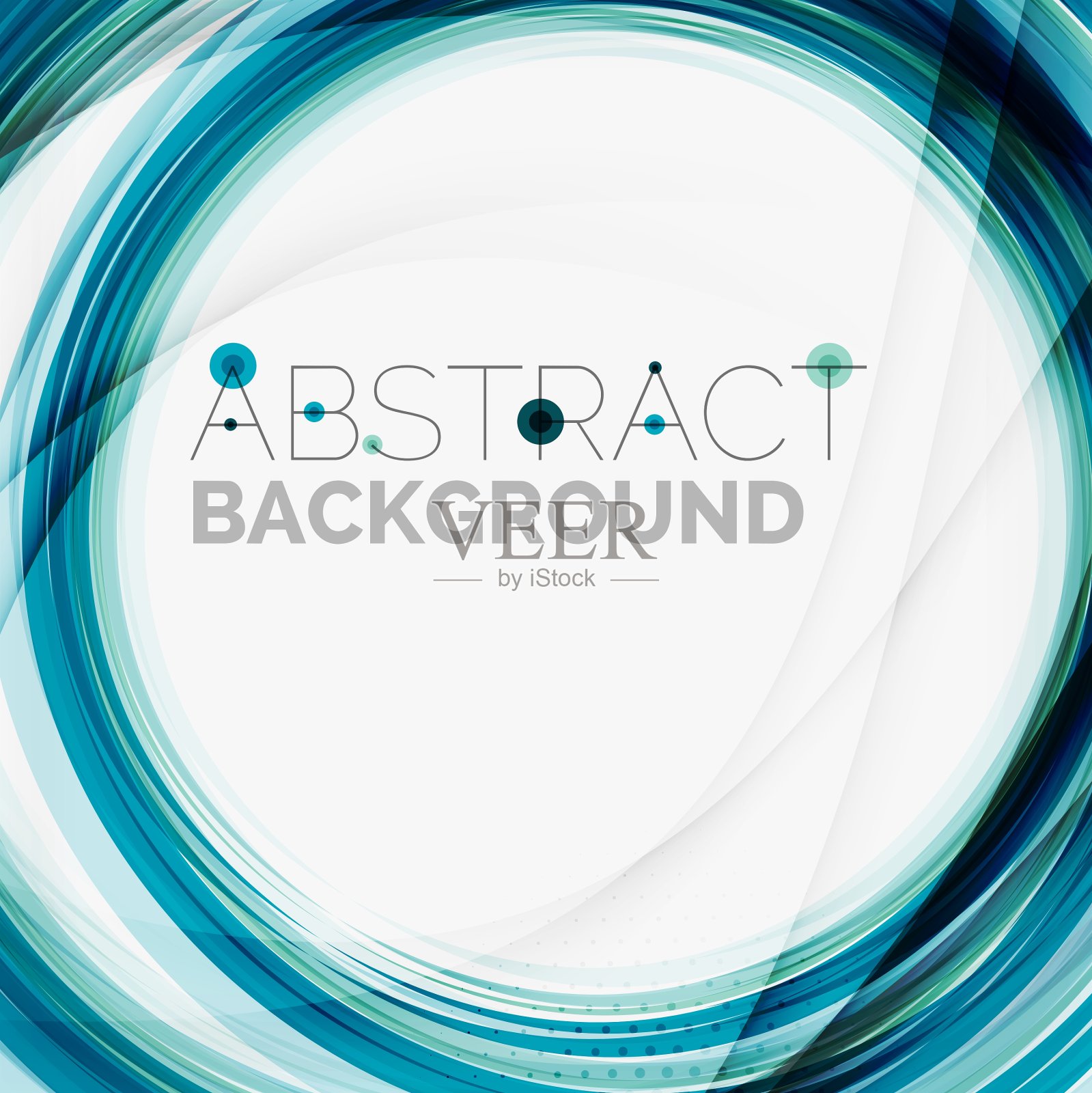 蓝波抽象背景插画图片素材