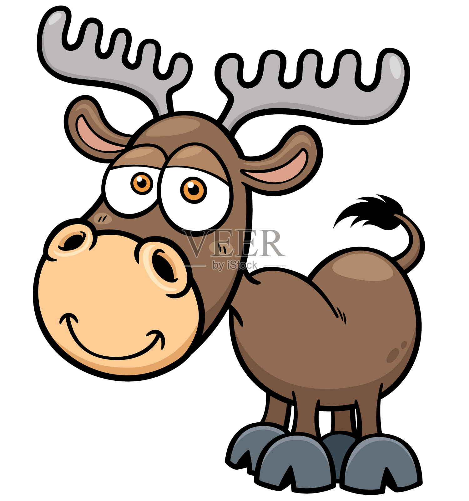 鹿设计元素图片