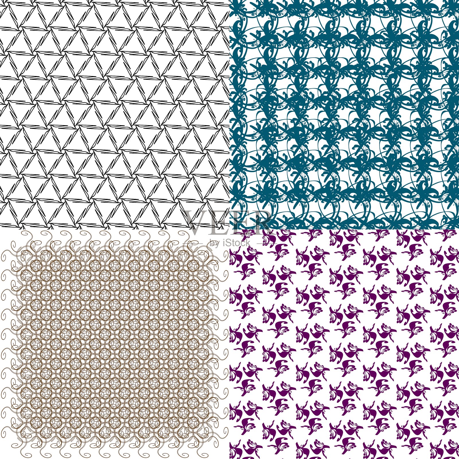 集几何图案为一体的op艺术设计艺术插画图片素材