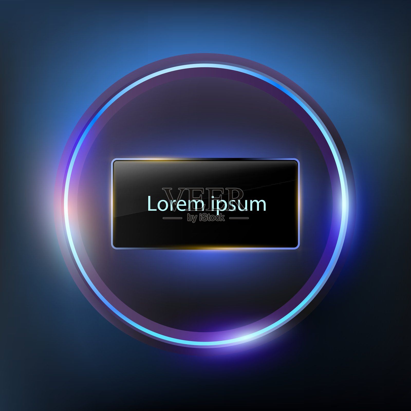 由一个光球组成的抽象背景插画图片素材