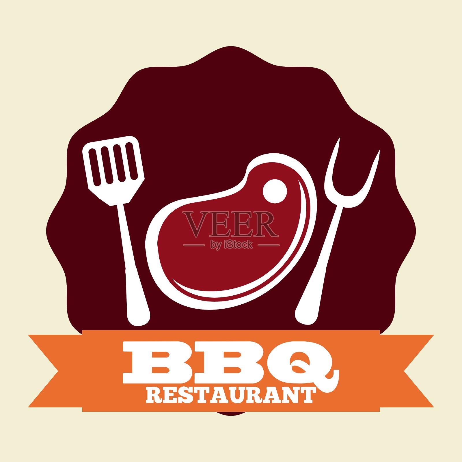 美味的烧烤插画图片素材