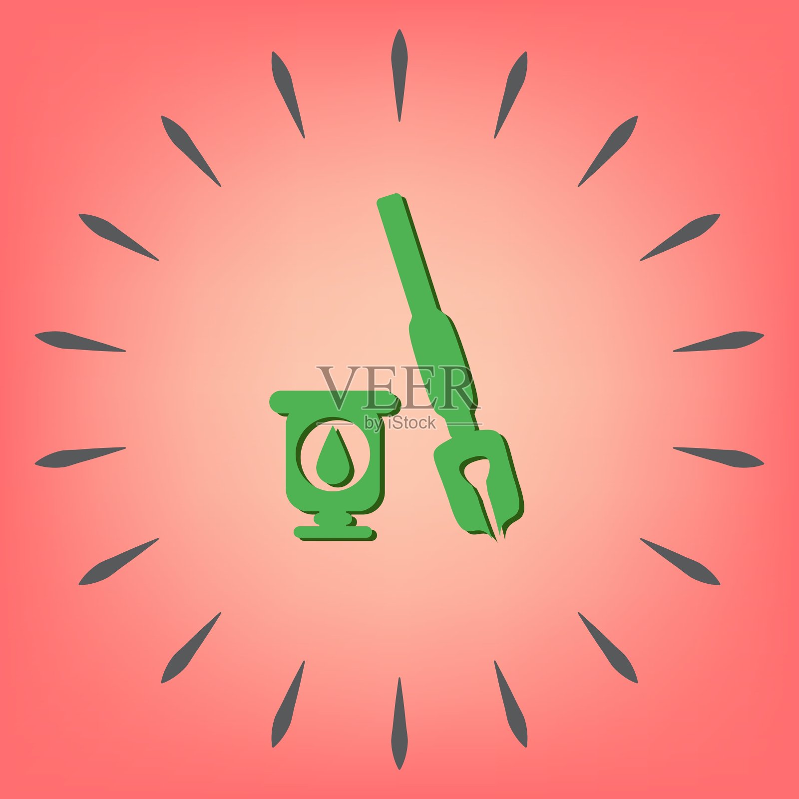 墨水笔图标插画图片素材