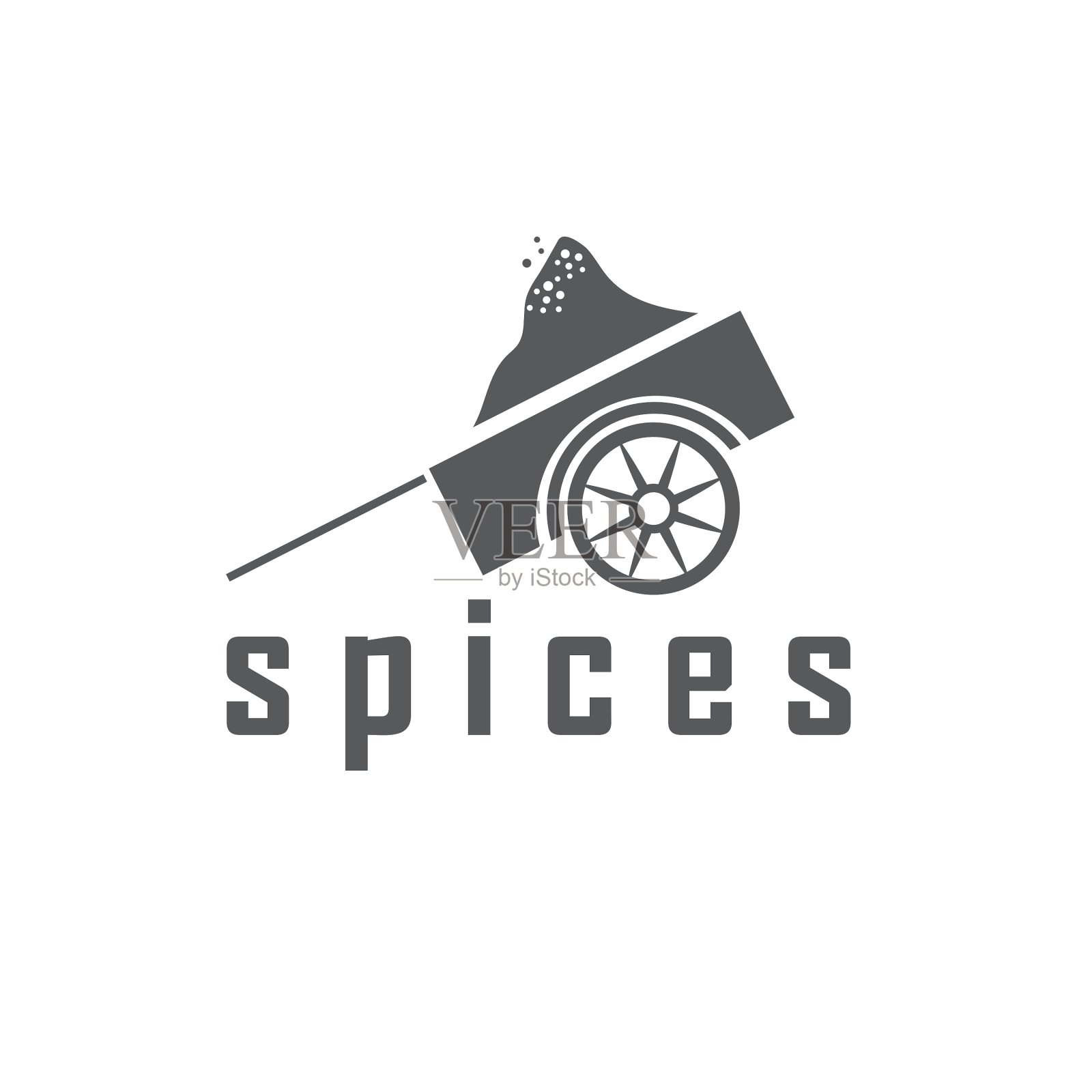 车里的一堆香料插画图片素材