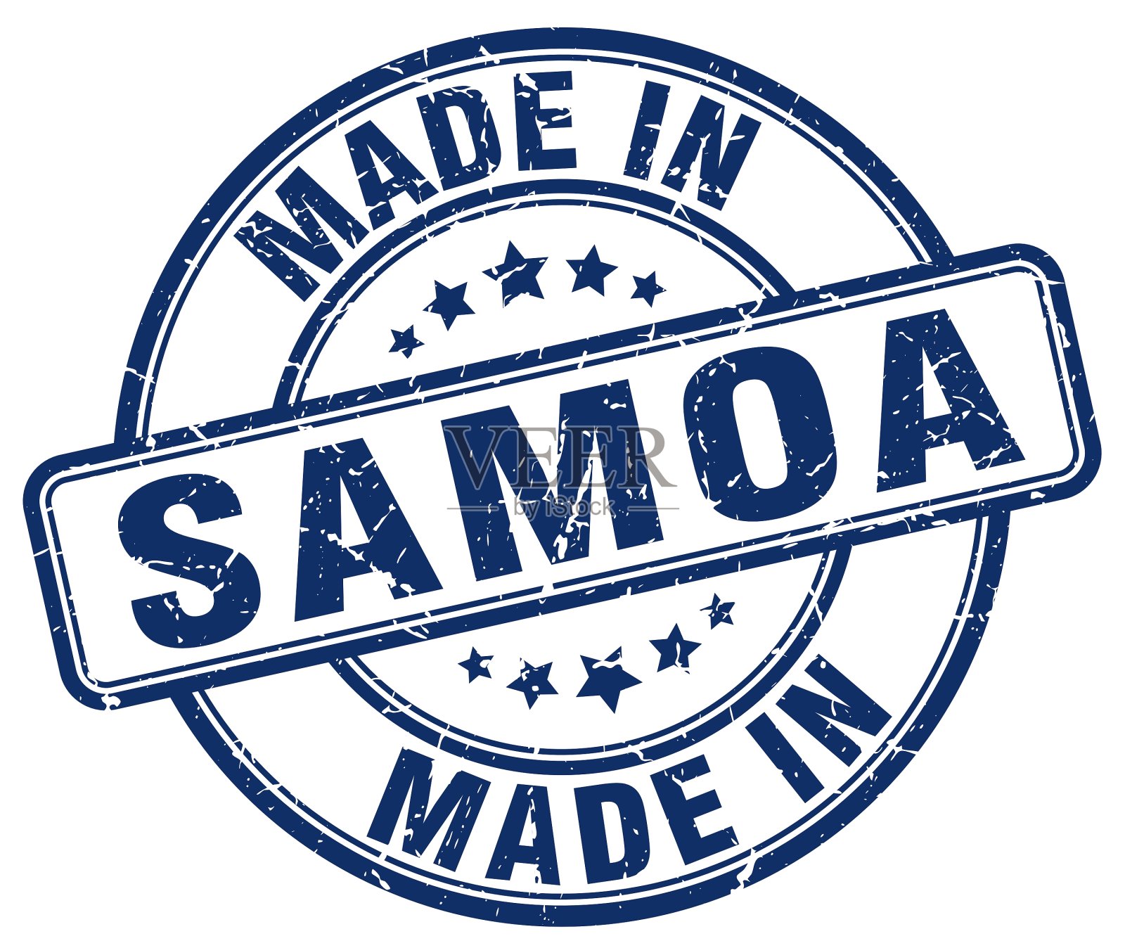 在萨摩亚插画图片素材