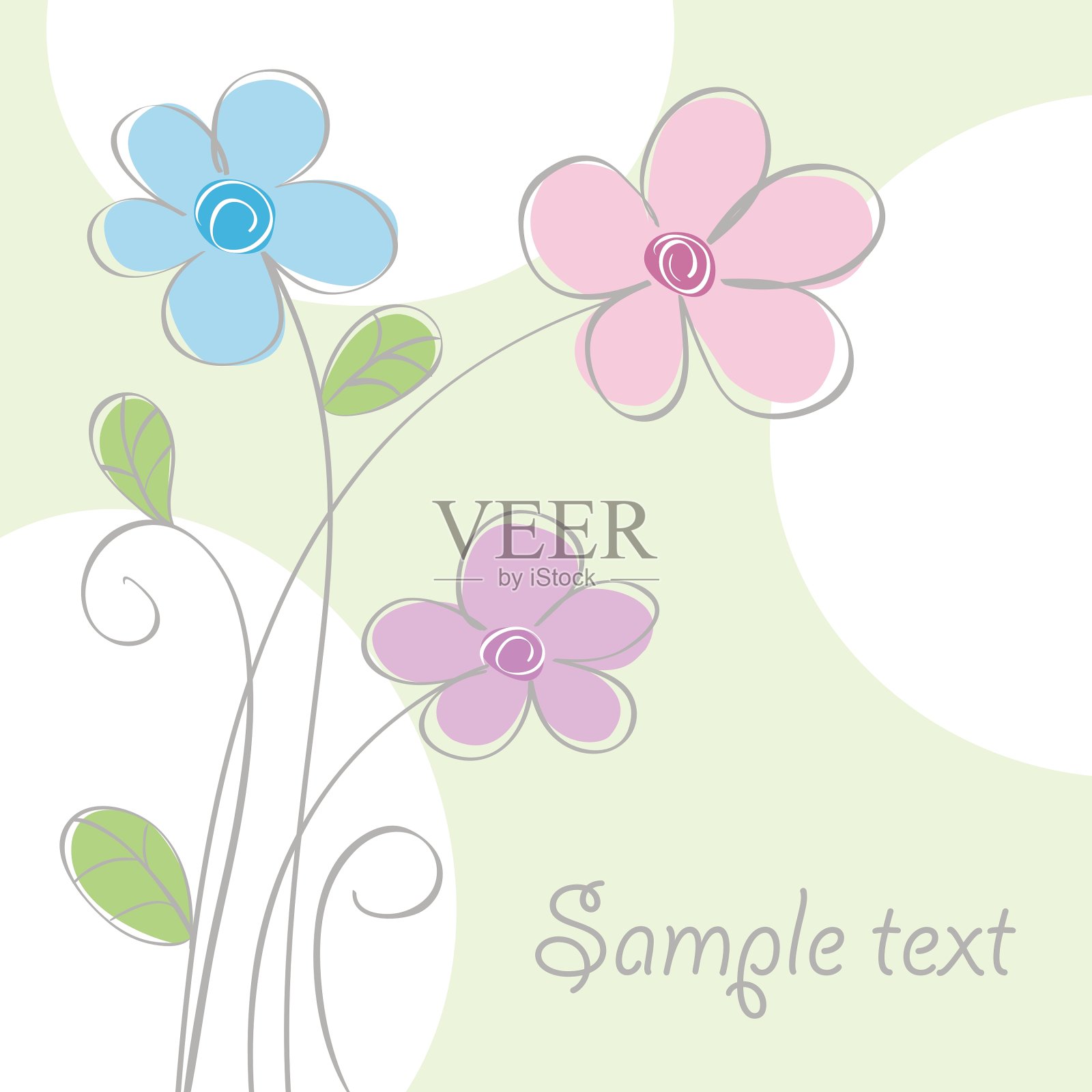 花卡插画图片素材