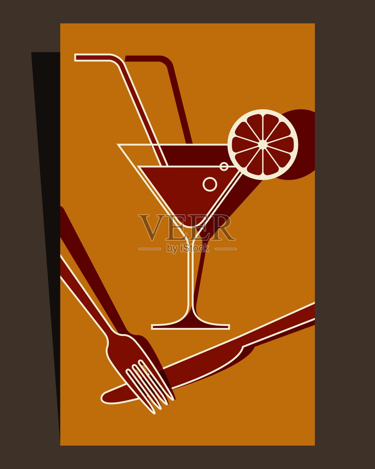 菜单设计插画图片素材