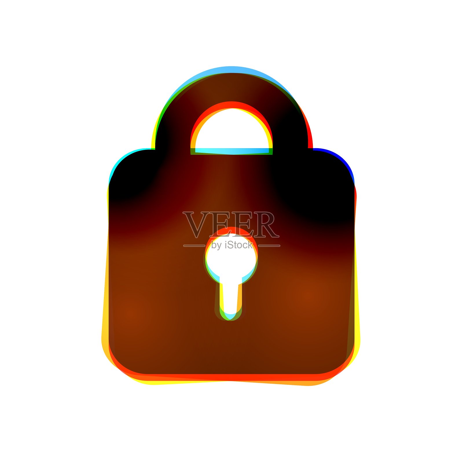 抽象图标在白色背景Eps10设计元素图片