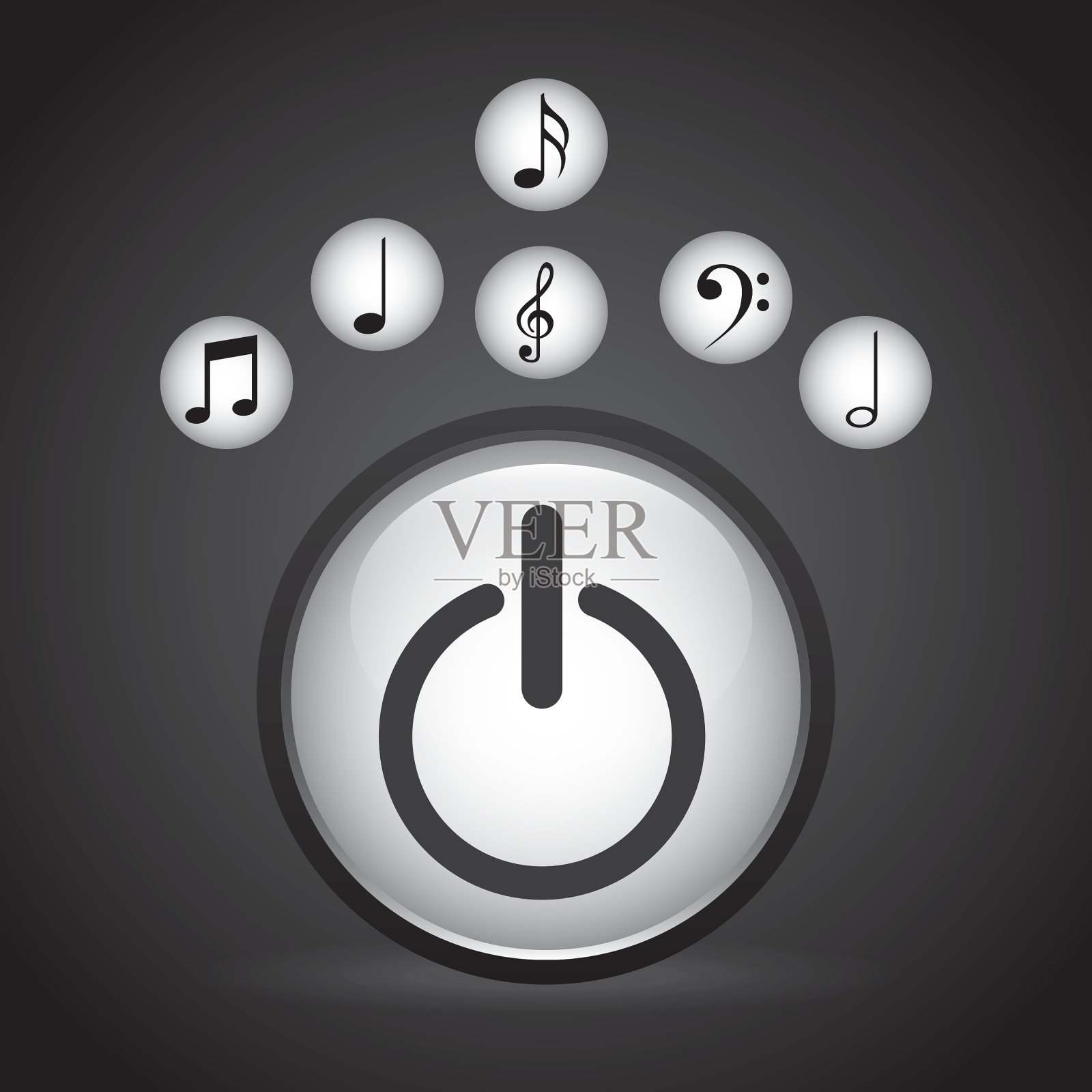 媒体播放器图标素材