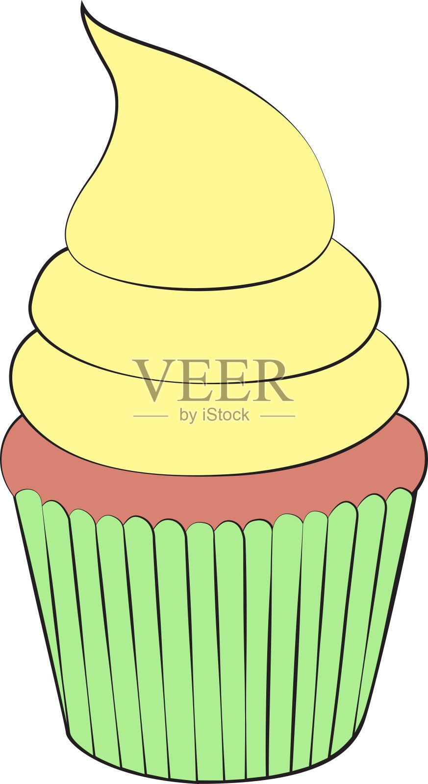 蛋糕插画图片素材