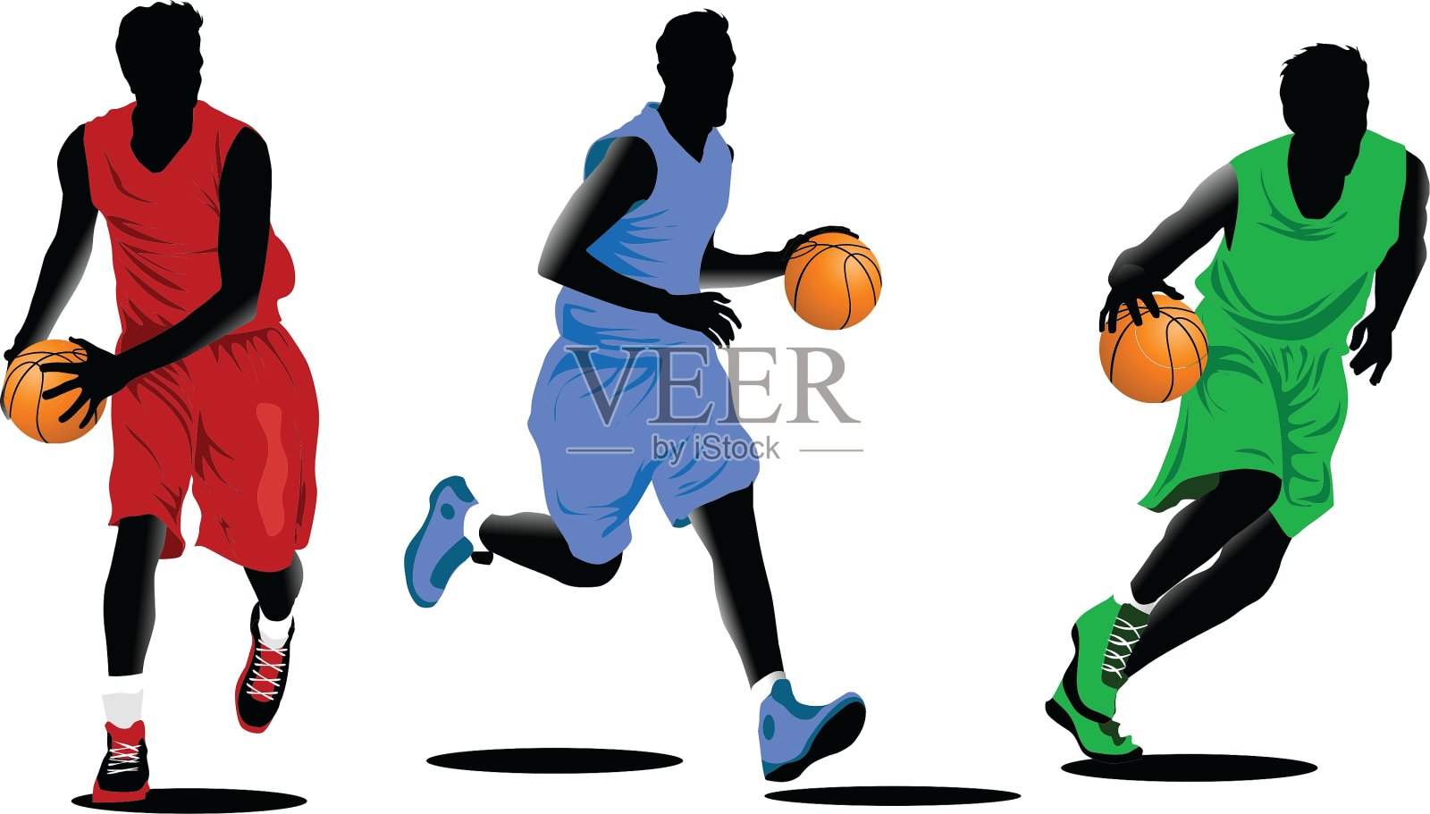 篮球运动员设计元素图片