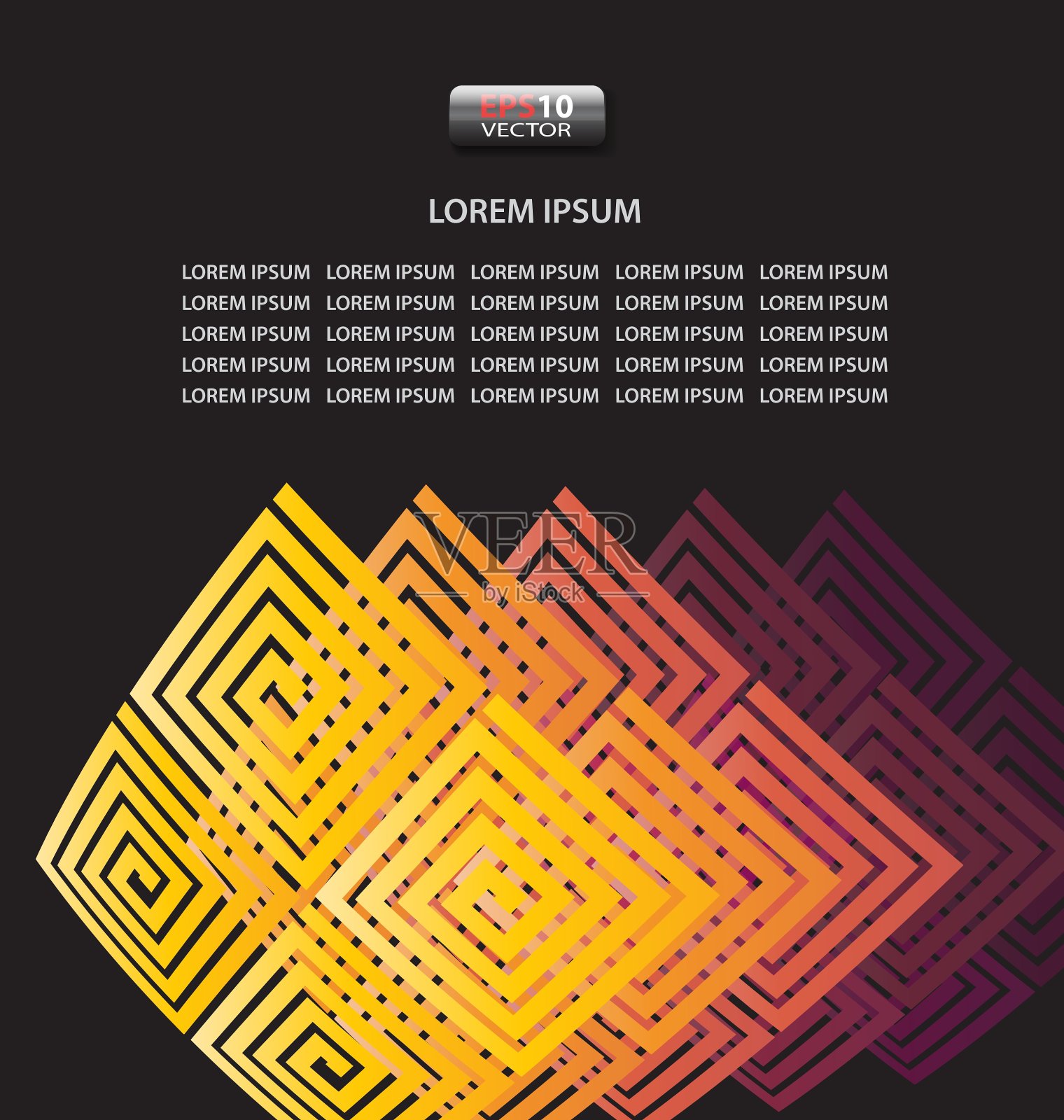 彩色抽象技术背景设计模板素材