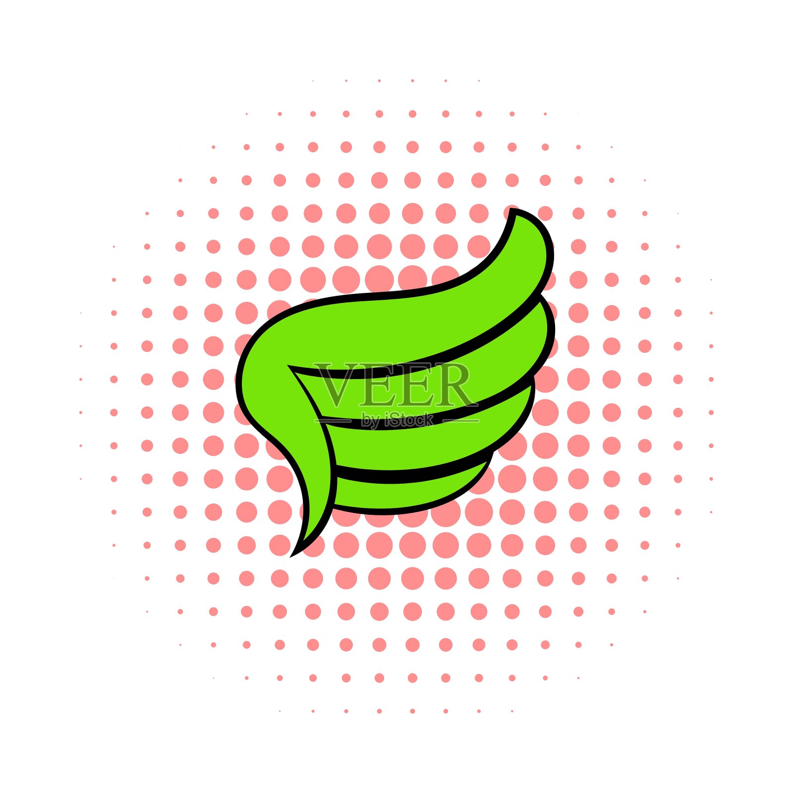 翼图标流行艺术风格插画图片素材