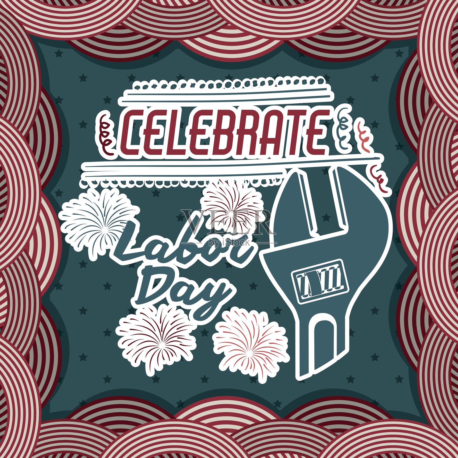 复古劳动节设计设计模板素材