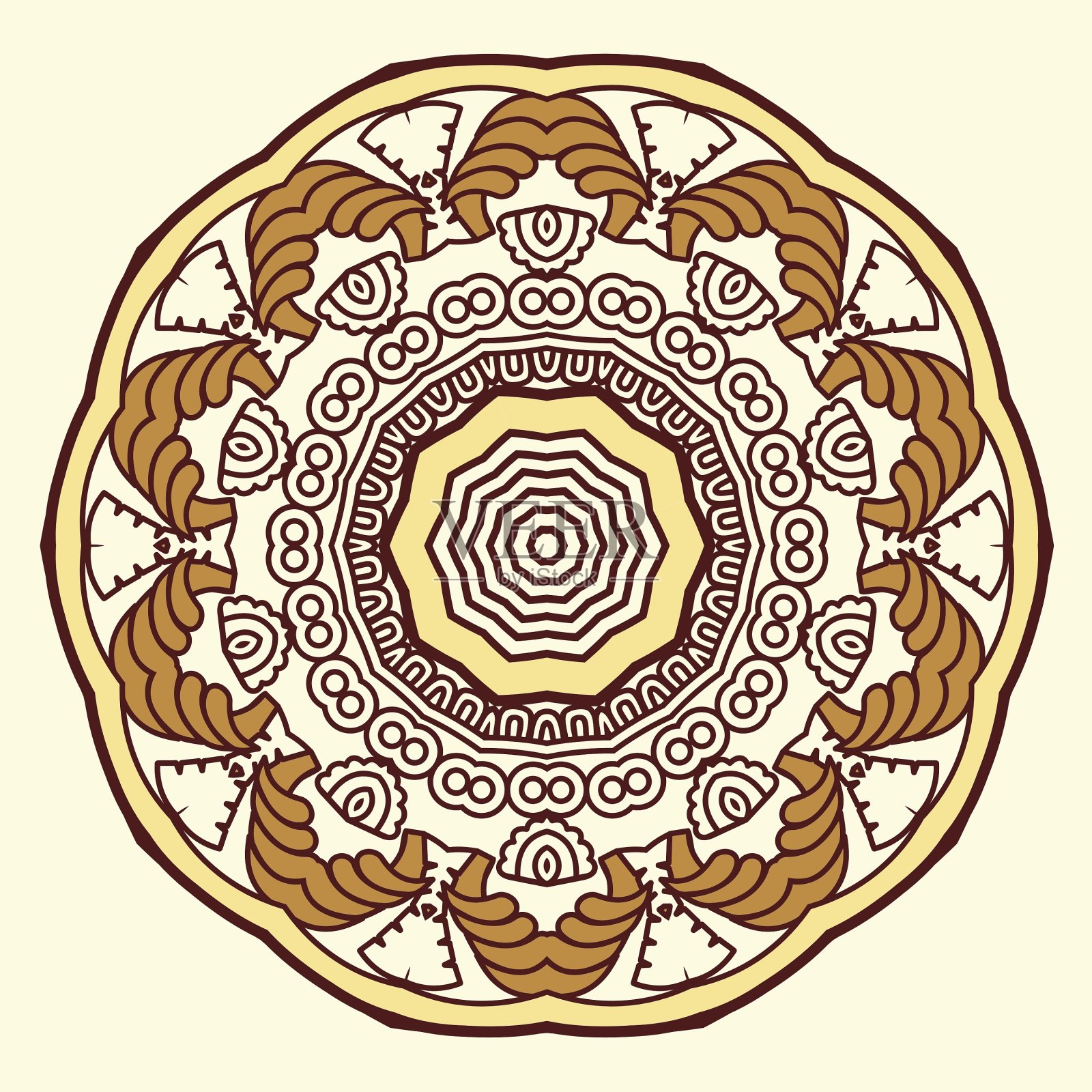 圆形装饰设计元素插画图片素材