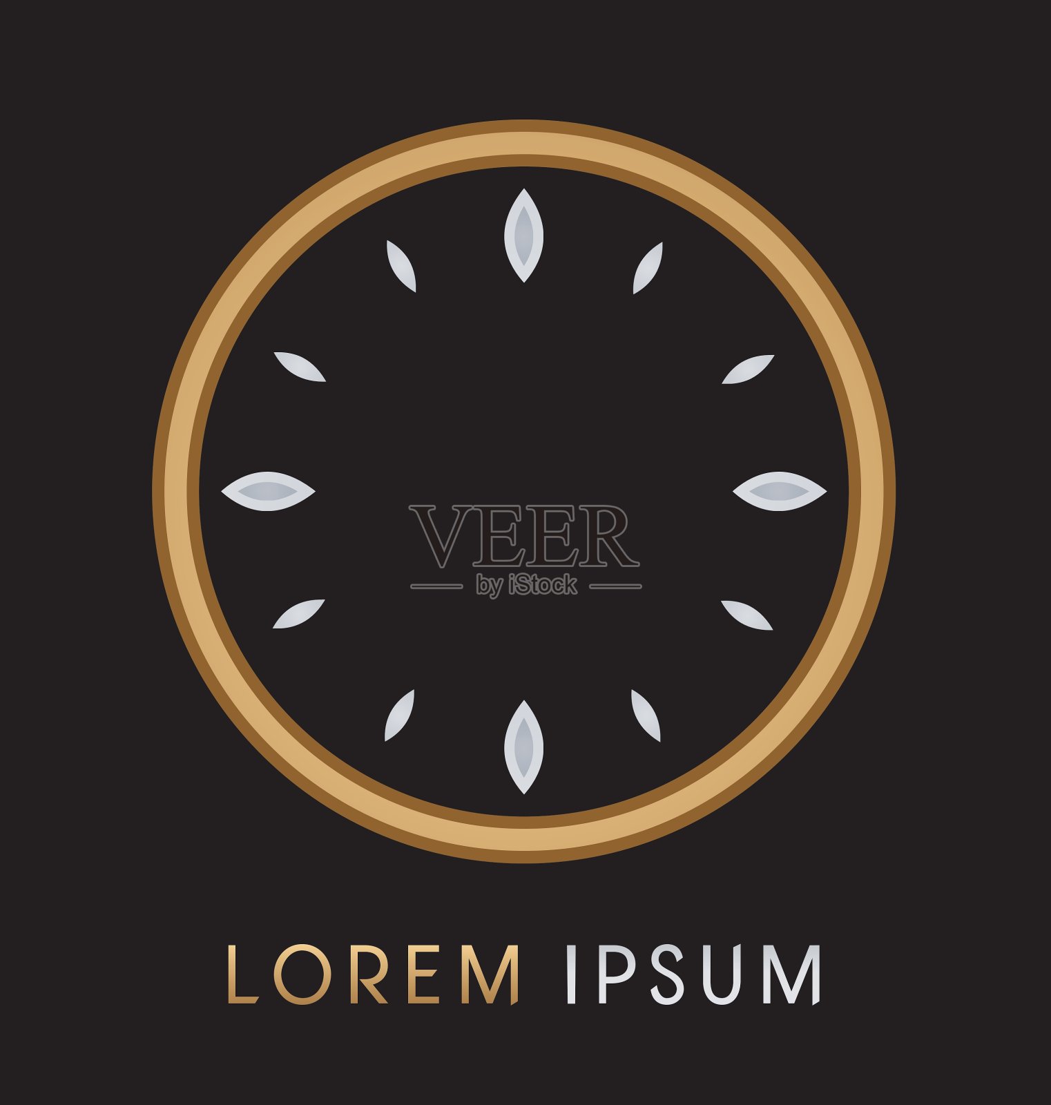 时钟插画图片素材