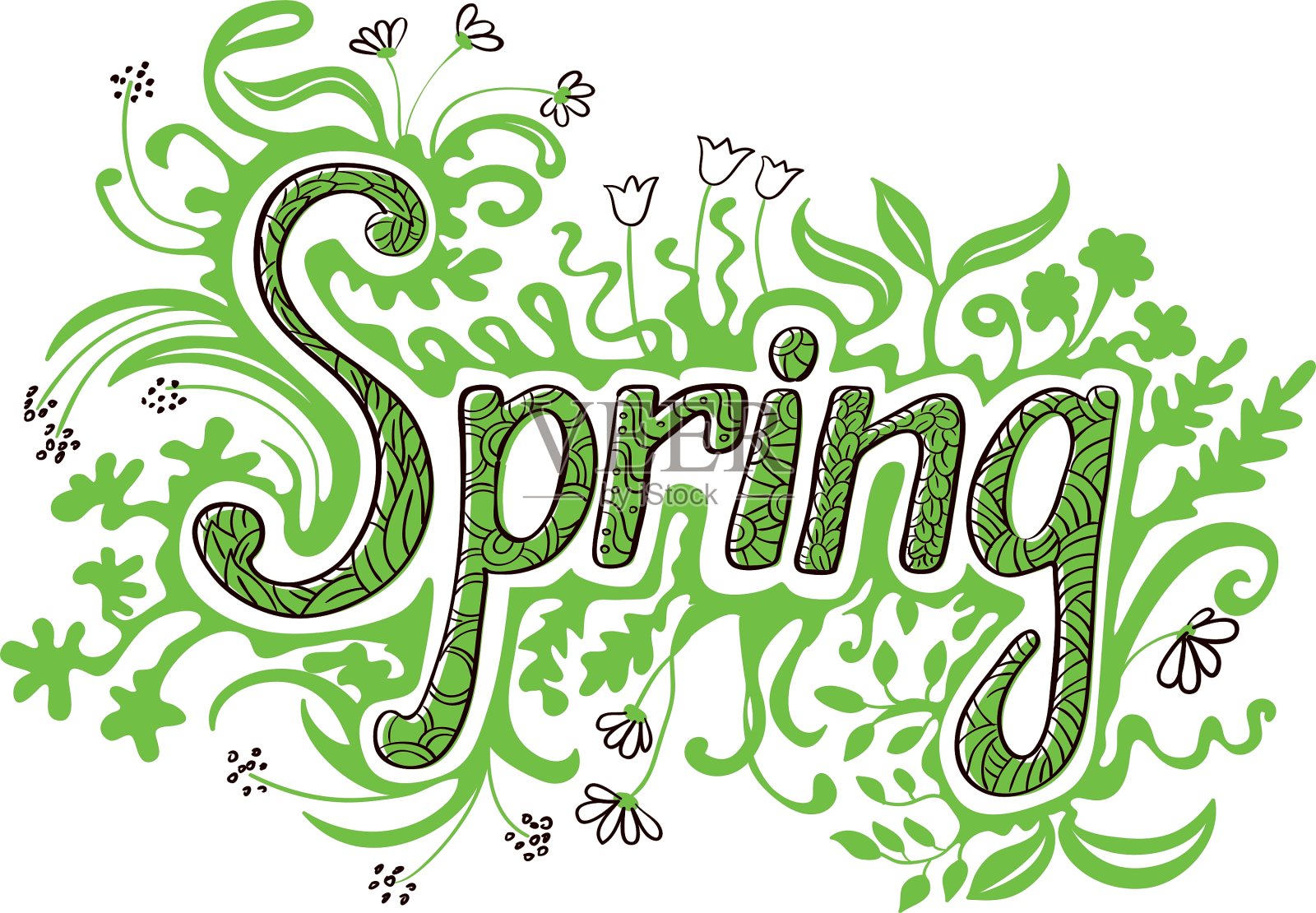 春天设计元素图片