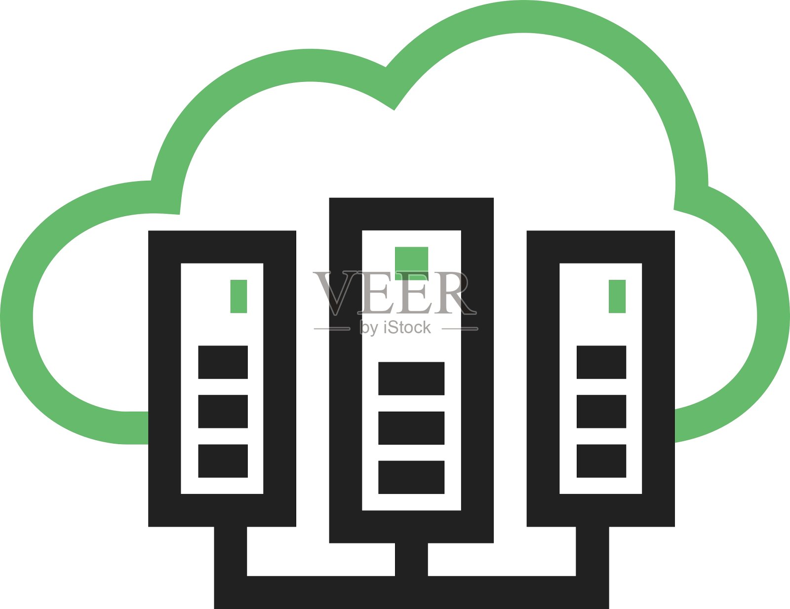 云计算插画图片素材