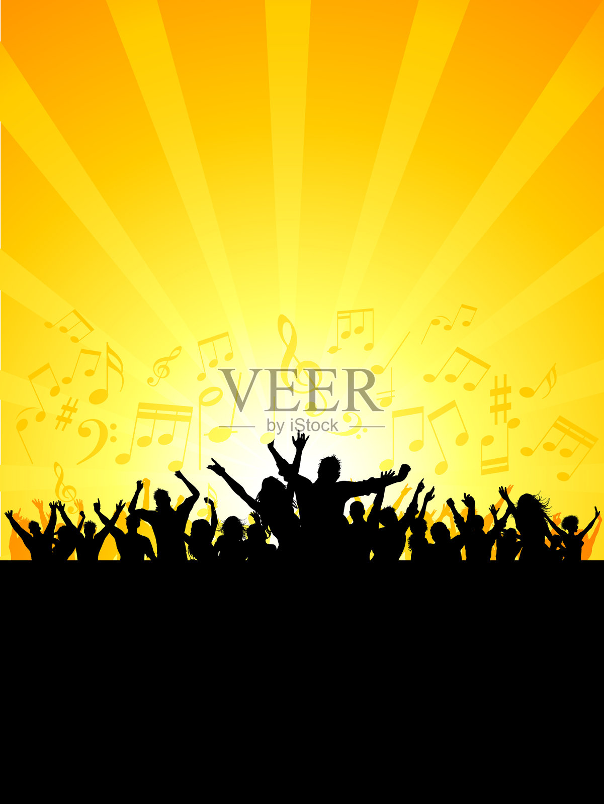 聚会的人群插画图片素材