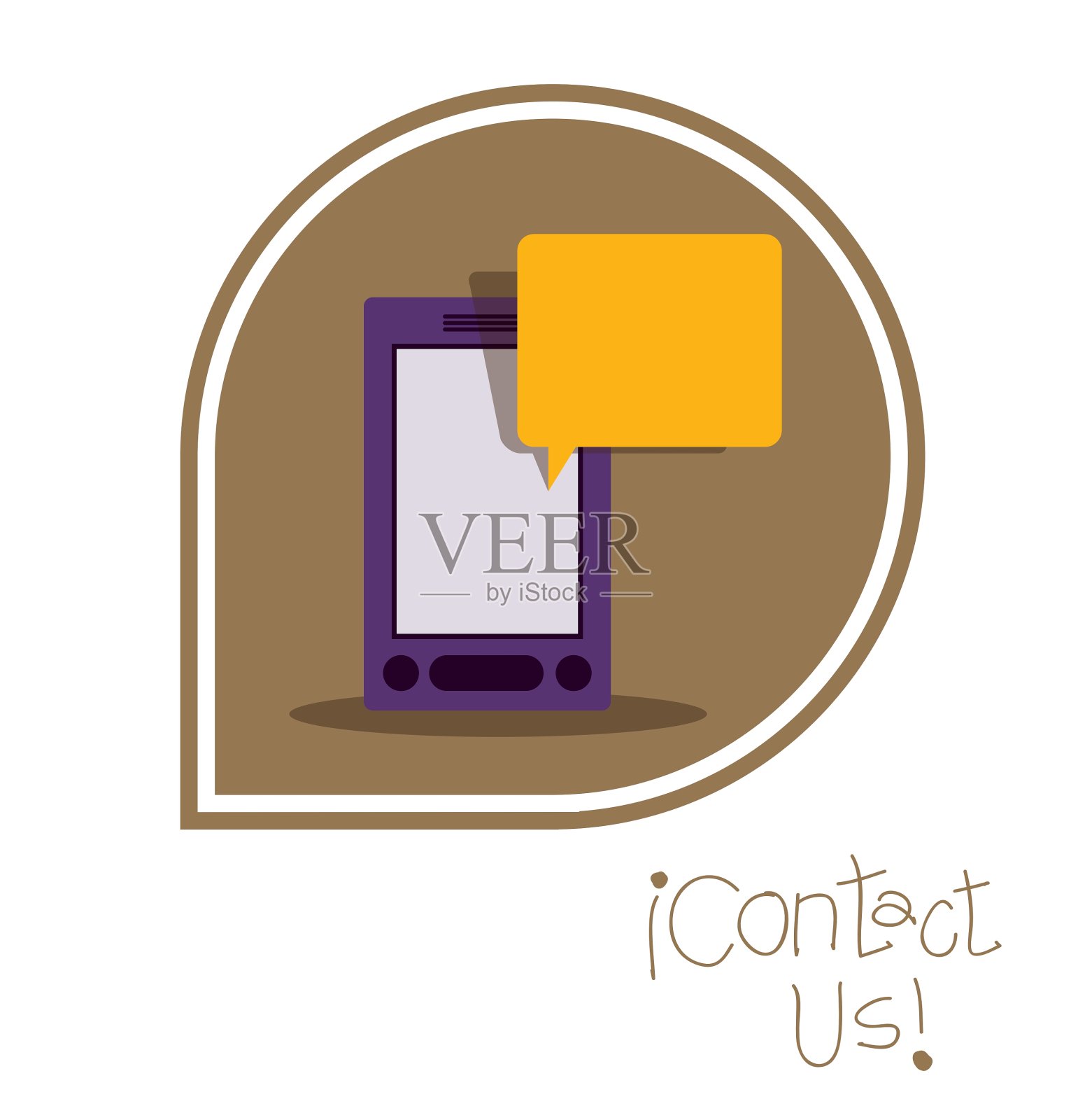 呼叫中心设计插画图片素材