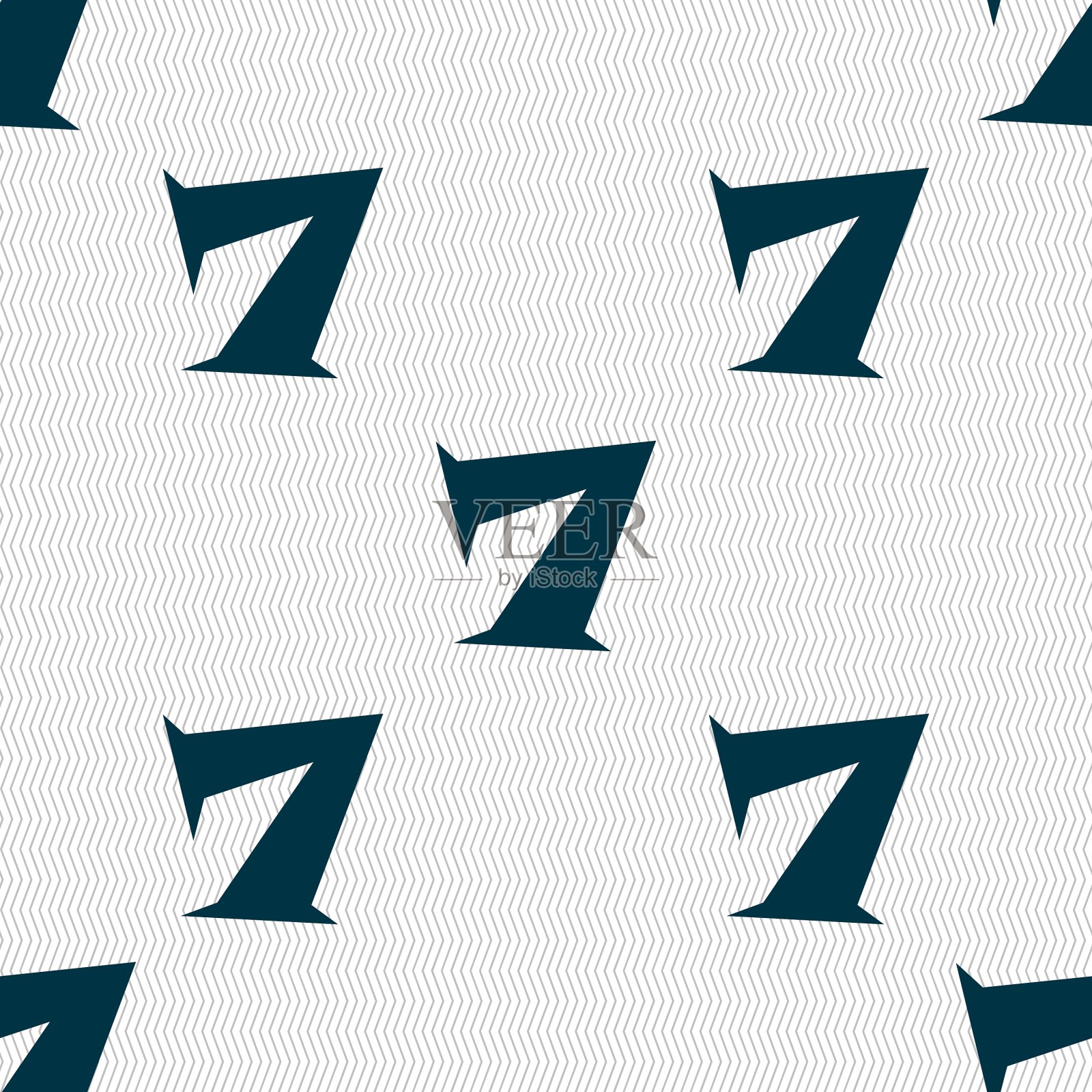 数字七图标标志无缝抽象插画图片素材