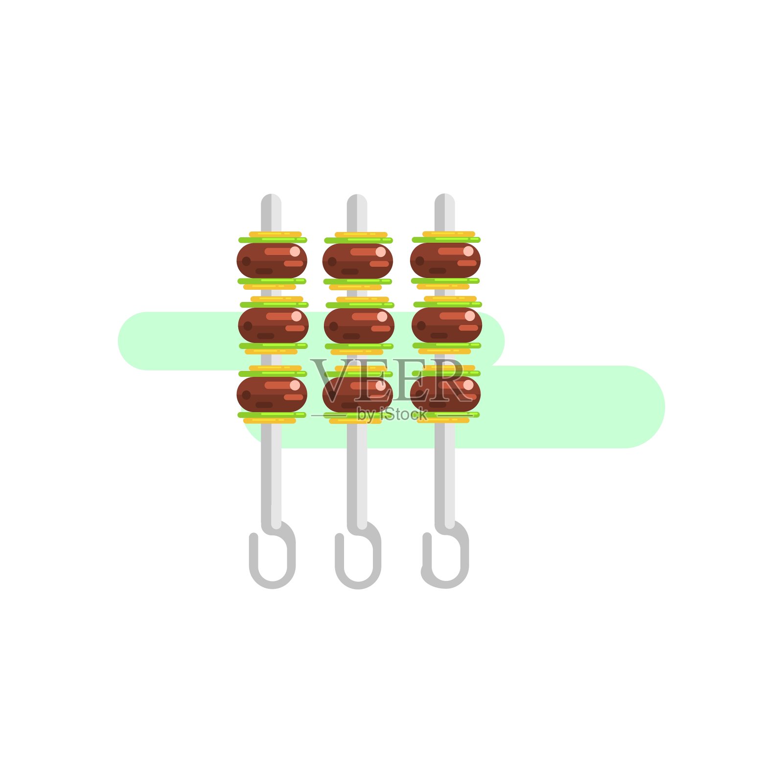 肉串设计元素图片