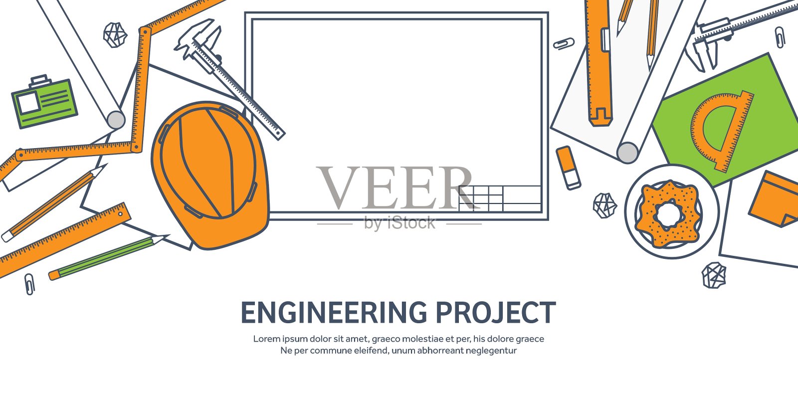排列大纲工程设计元素图片