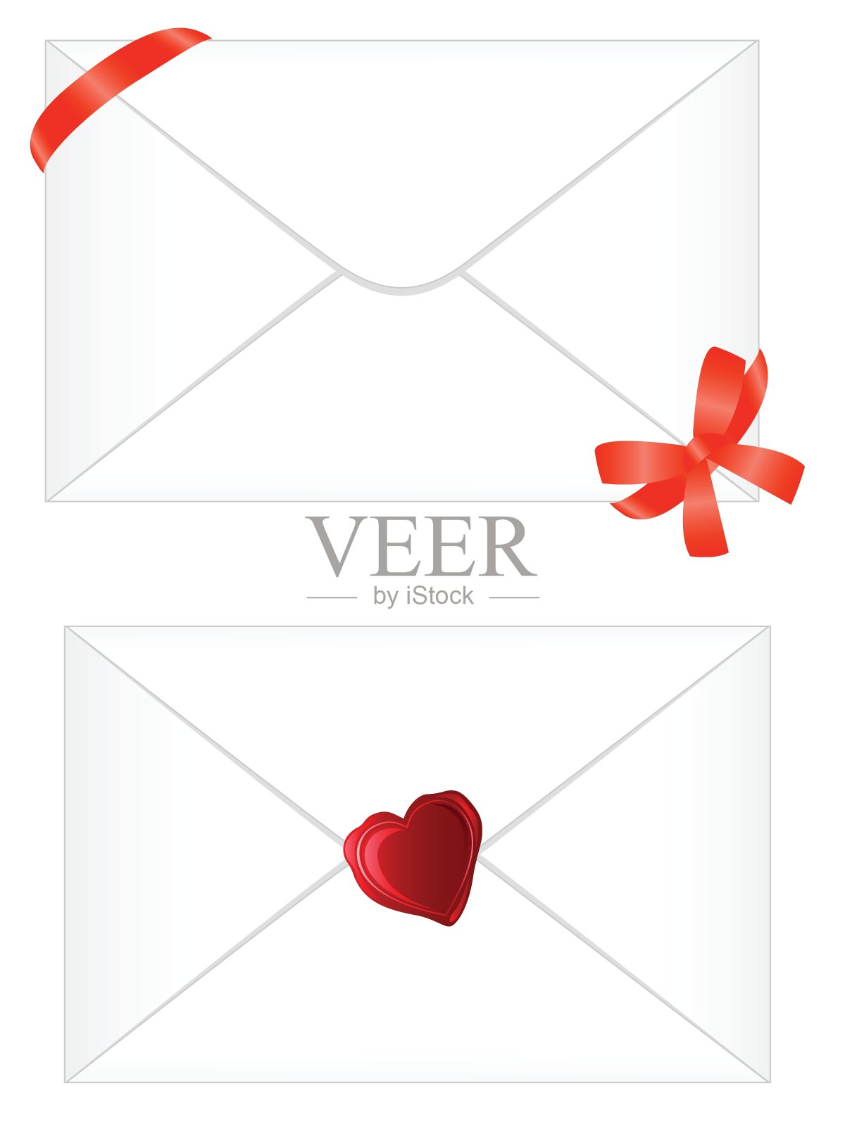 情人节的信封设计元素图片