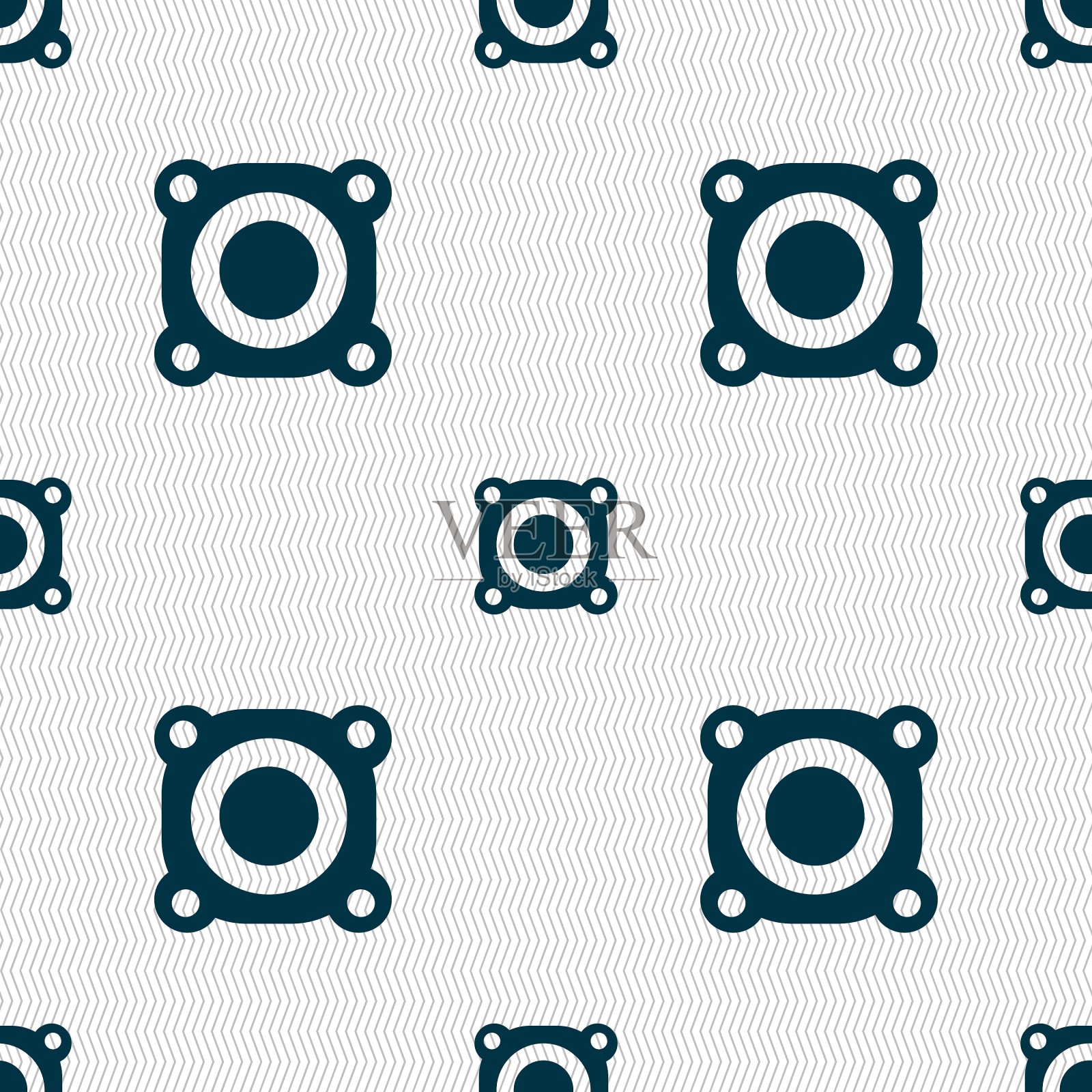 扬声器音量标志图标声音符号无缝连接插画图片素材