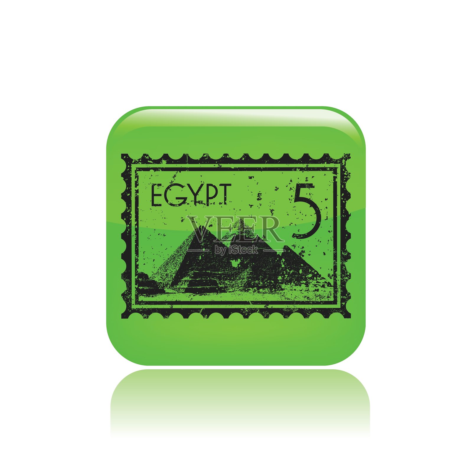 埃及旅行枯燥乏味的图标插画图片素材