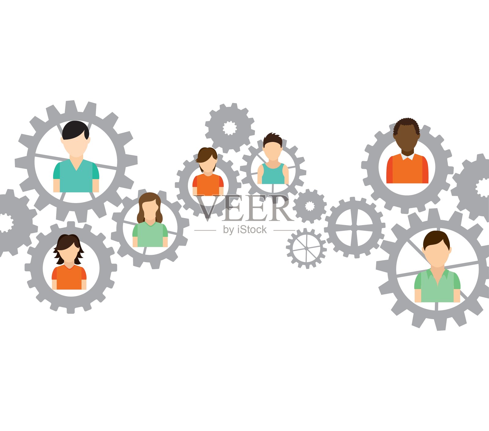 齿轮的概念设计设计元素图片