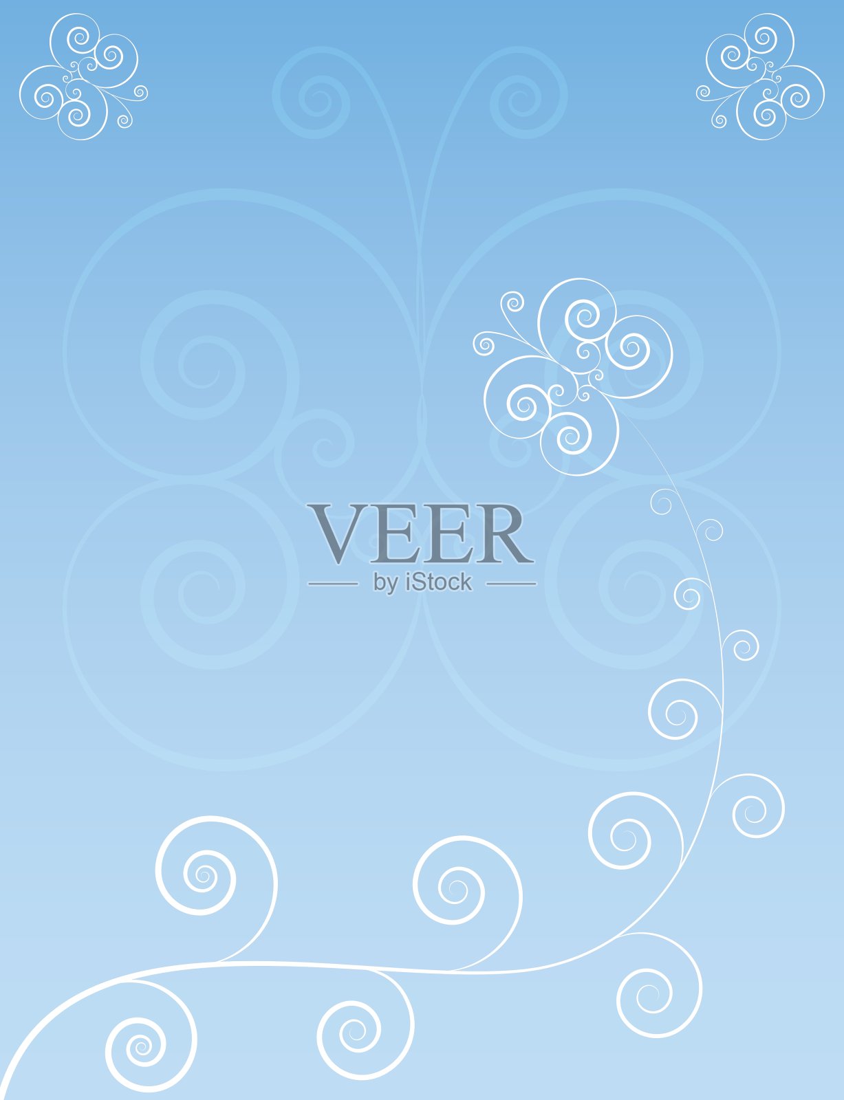 背景与蝴蝶插画图片素材