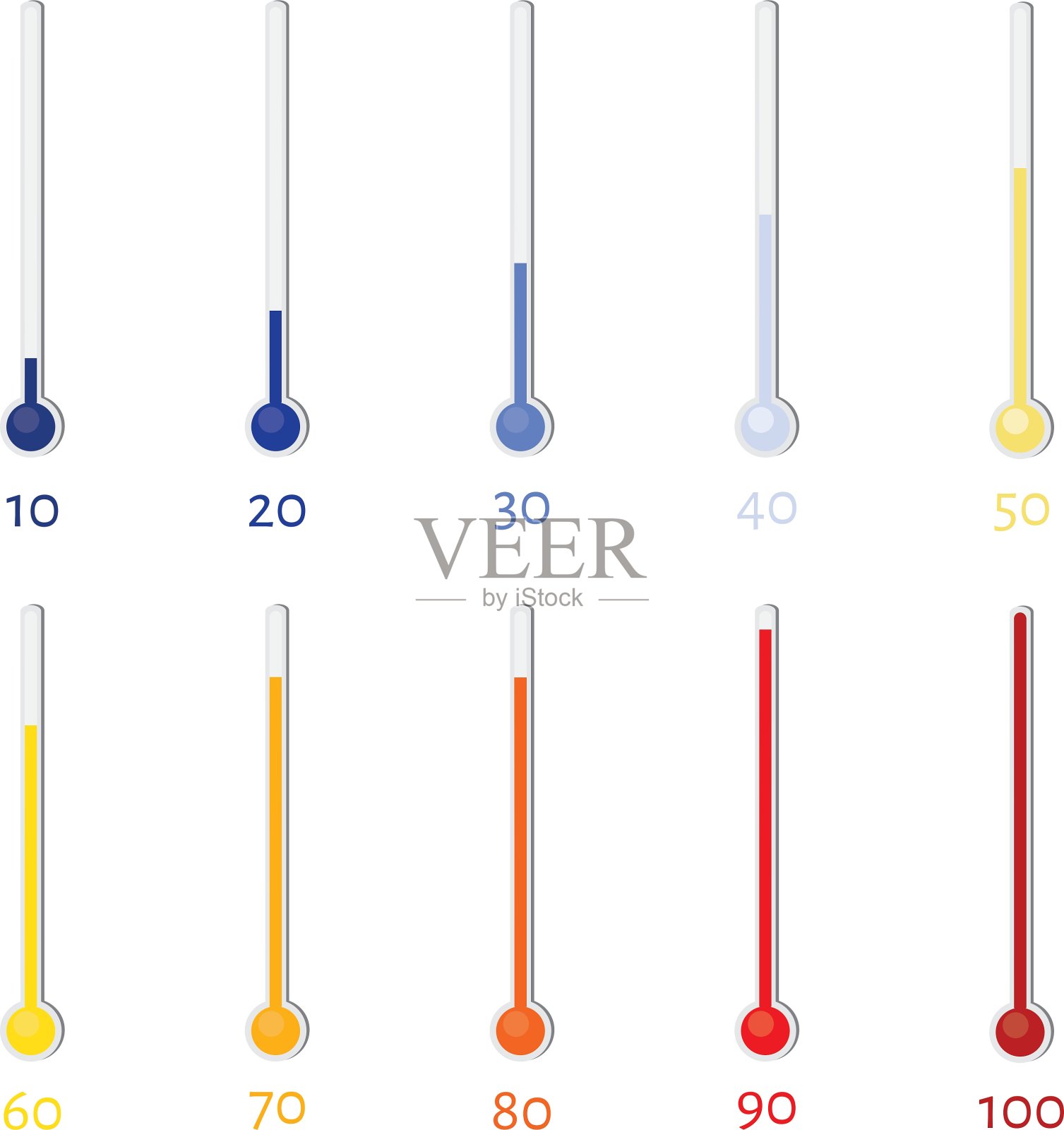 温度计图标设置图标素材