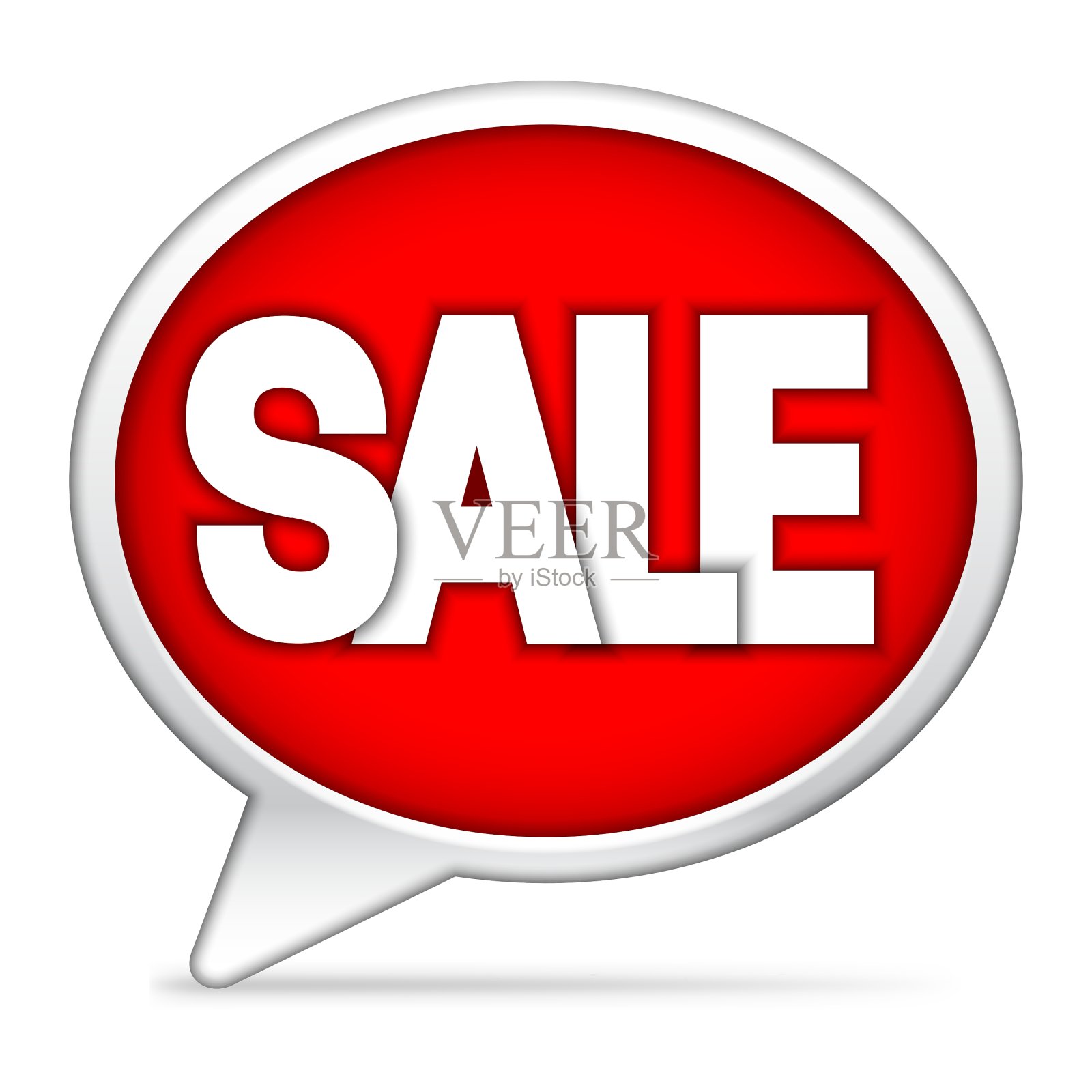 演讲泡沫销售公告设计元素图片