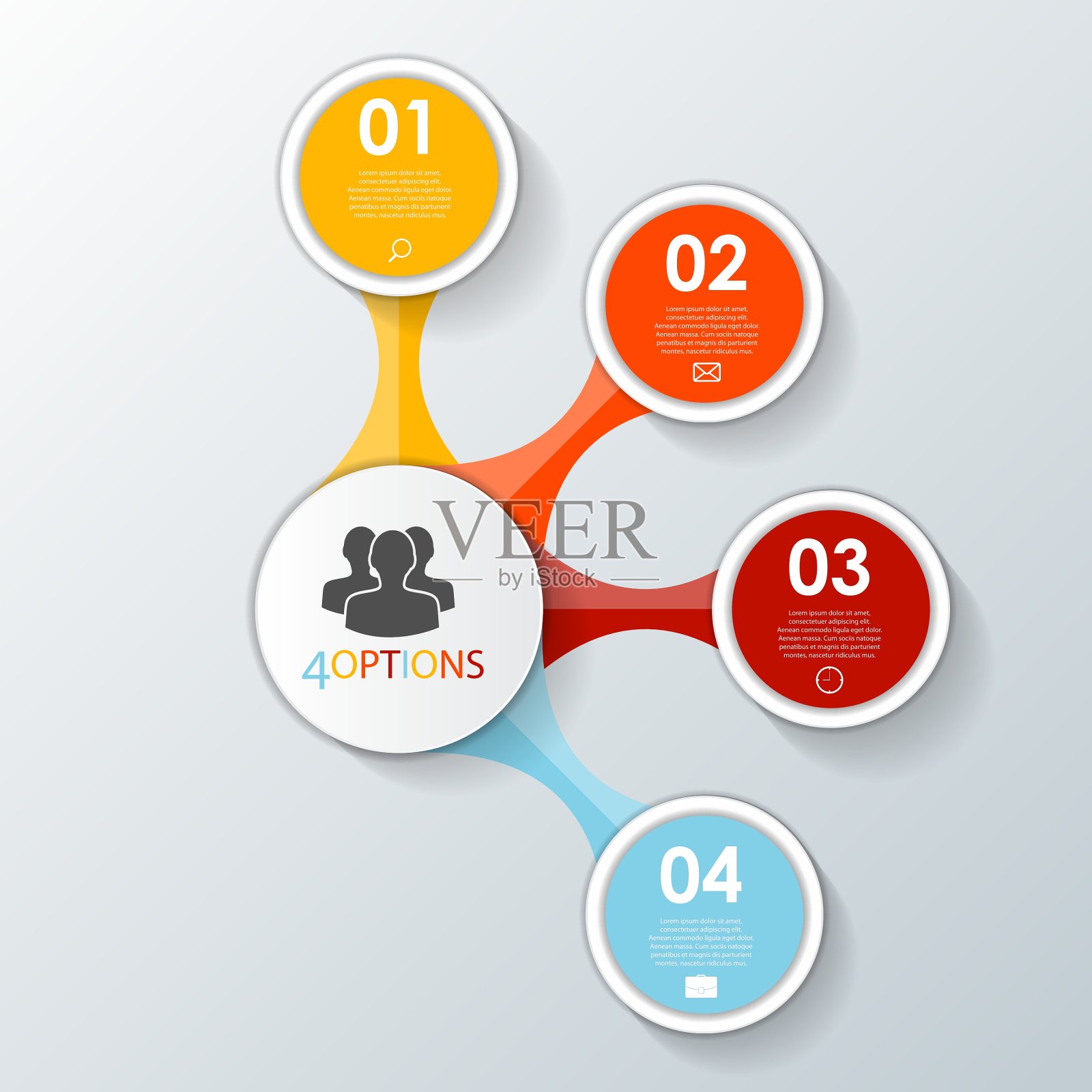 商业信息图表模板插画图片素材