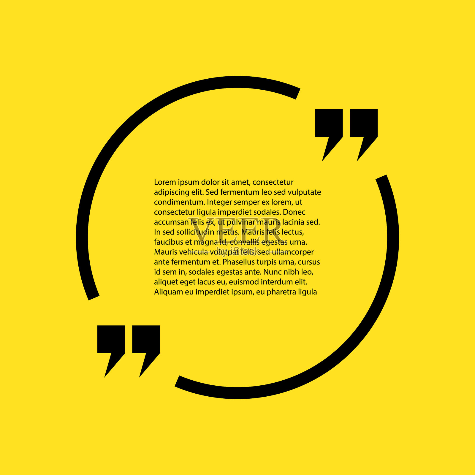 股票报价在黄色背景上的文字插画图片素材