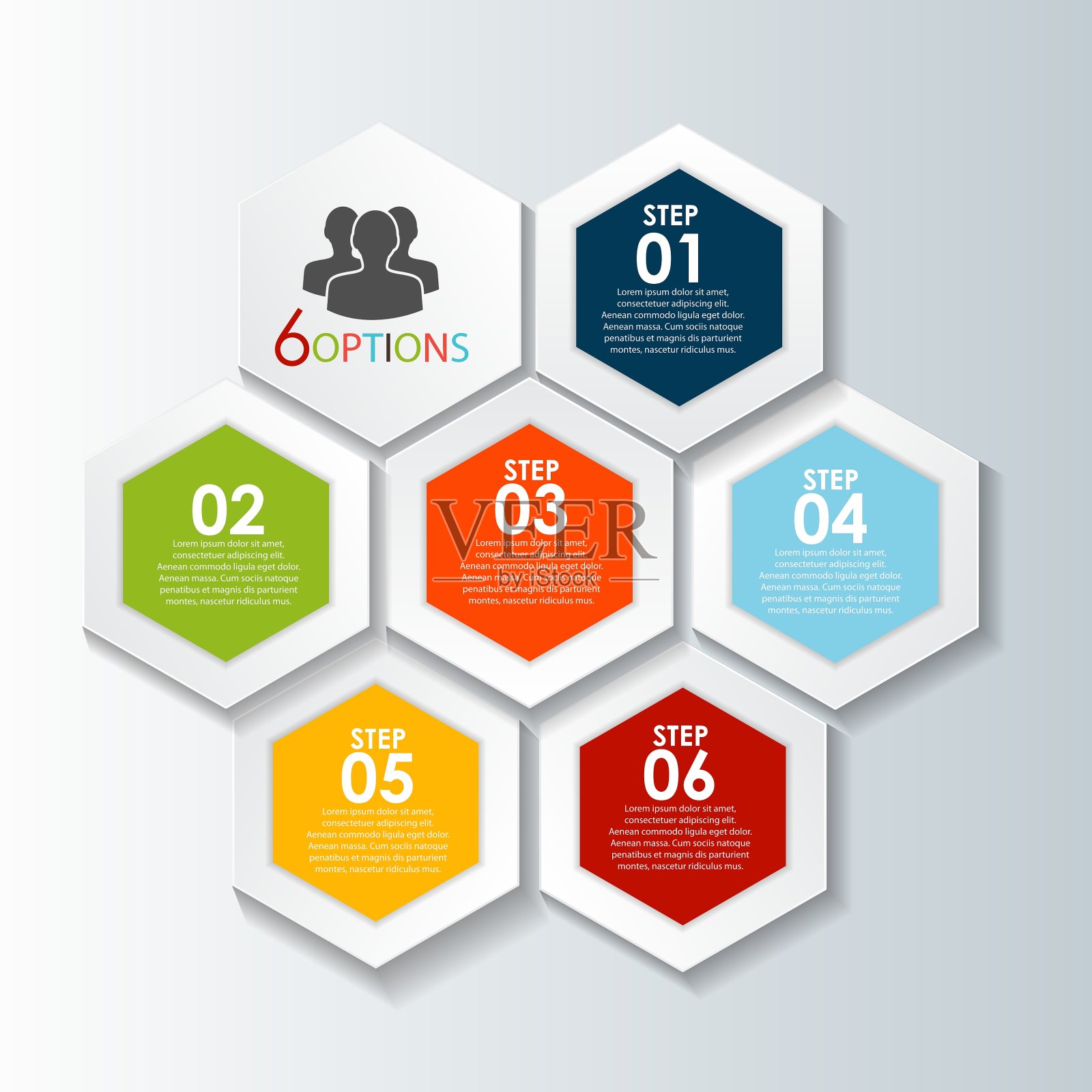 商业信息图表模板插画图片素材