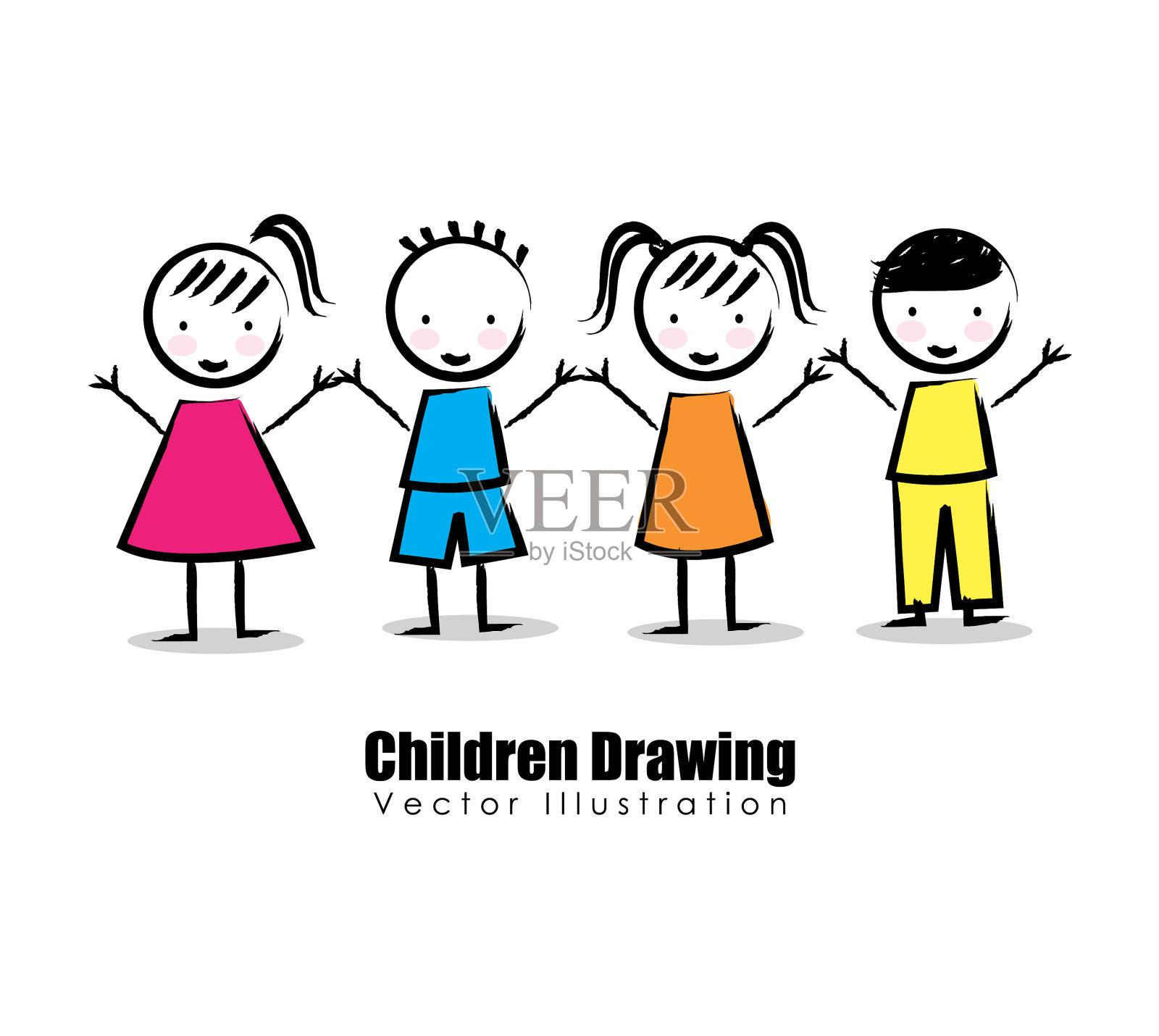 孩子图纸设计设计元素图片