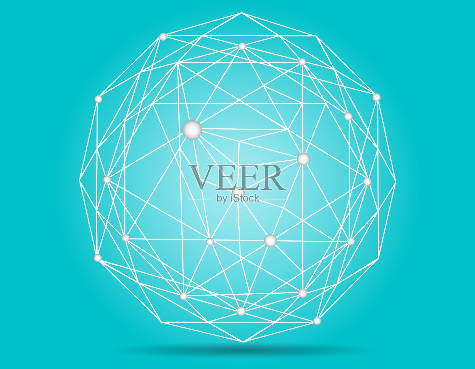 抽象三角形几何背景插画图片素材