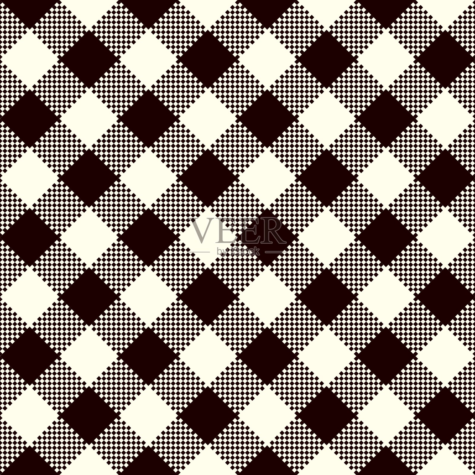 无缝的格子图案插画图片素材