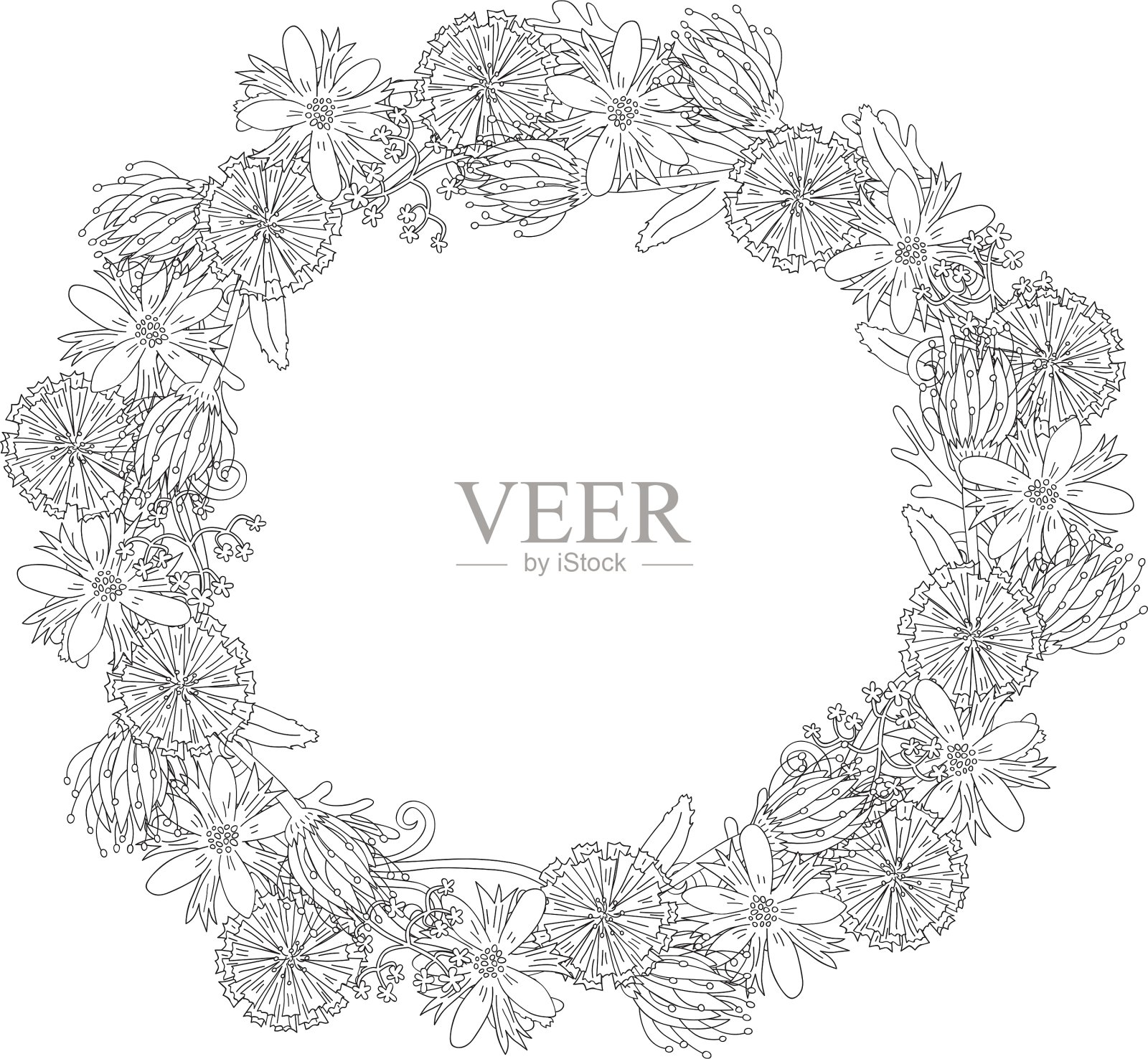 花环设计元素图片