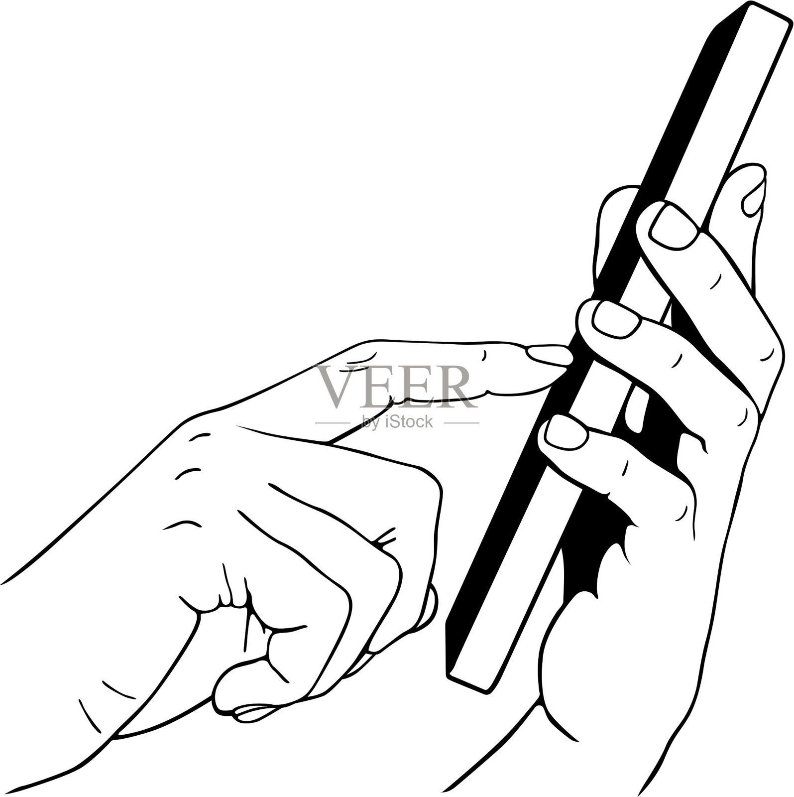 一种手持移动装置制造方法及图纸设计元素图片