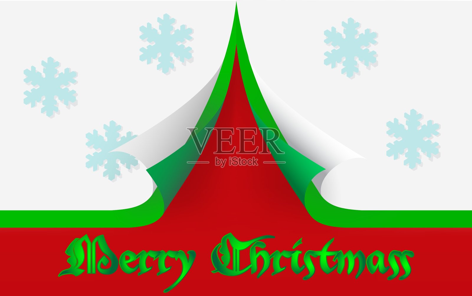 快乐的圣诞卡片设计模板素材